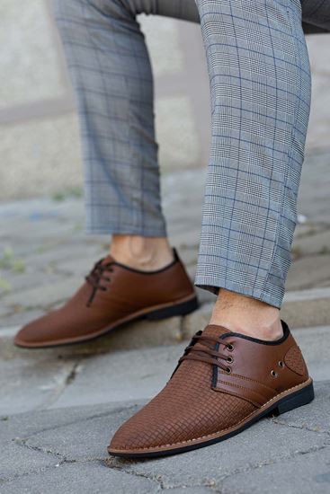 Freemax Erkek Oxford Yumuşak  Hafif Erkek Ayakkabı Rok 240 Taba