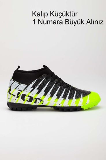 Freemax Unisex Çoraplı Halı saha Futbol Ayakkabısı Freemax.1452 Sarı Siyah