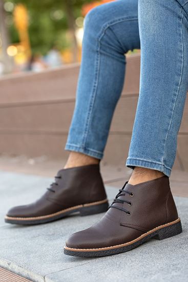 Freemax Erkek Papi Bağlı Kışlık Erkek Bot Freemax.Bgl102 Kahverengi