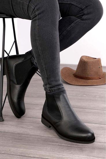 Freemax Unisex Ortopedik iç Tabanlık Suya Dayanıklı Chelsea Bot Garantili ÜrünFreemax.30141 Siyah Siyah