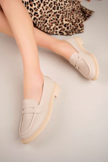 Freemax Kadın Hafif Rahat Makosen Ayakkabı abb.805 Ten