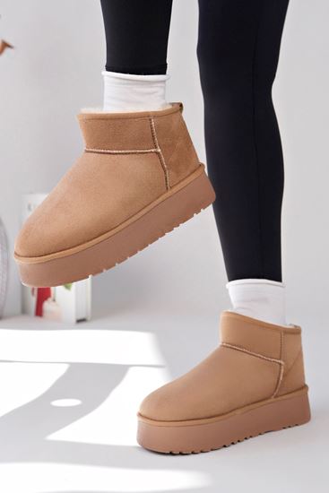 Freemax Çocuk Termal Yünlü Ev Bot Uggm.304 Vizon