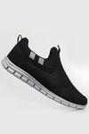 Freemax Unisex  Konforlu Yürüyüş Spor Sneaker Ayakkabı Siyah Buz