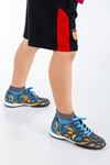 Freemax Unisex Çocuk Çoraplı Halı saha Futbol Ayakkabısı Dgn 2303 Füme Orange